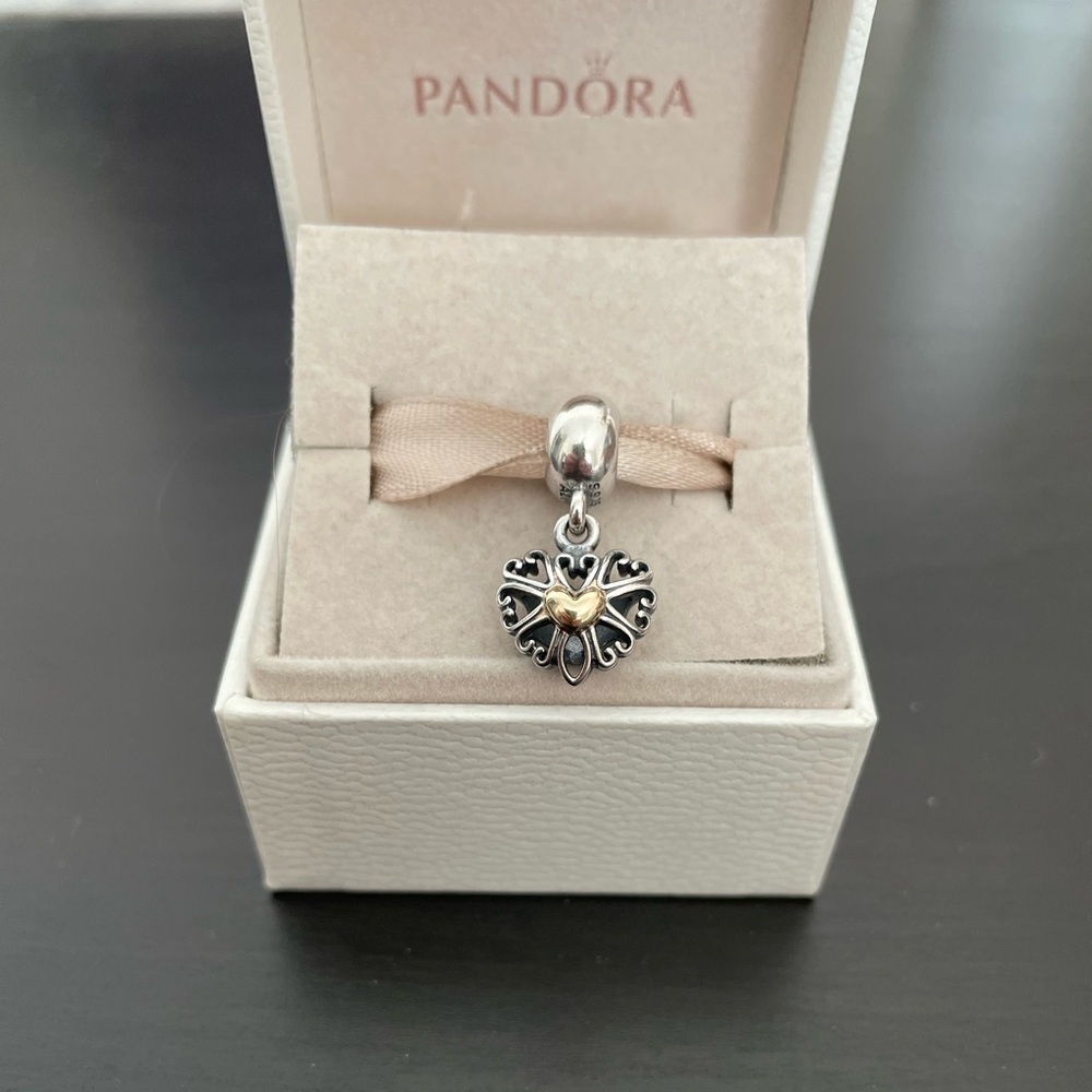 Pandora filled with love charm